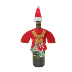 Reindeer / Wine Bottle Cap & Sweater