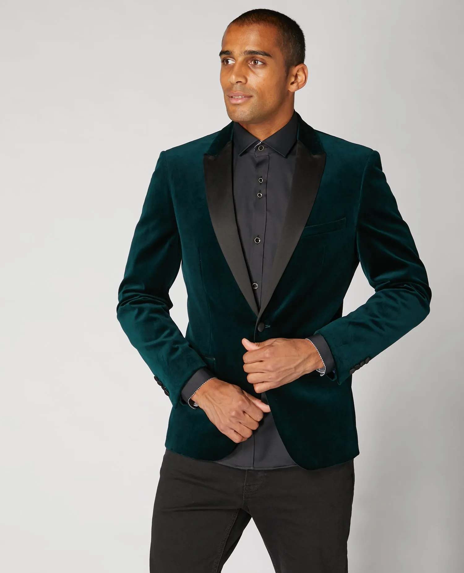 Remus Uomo Monte Green Velvet Jkt