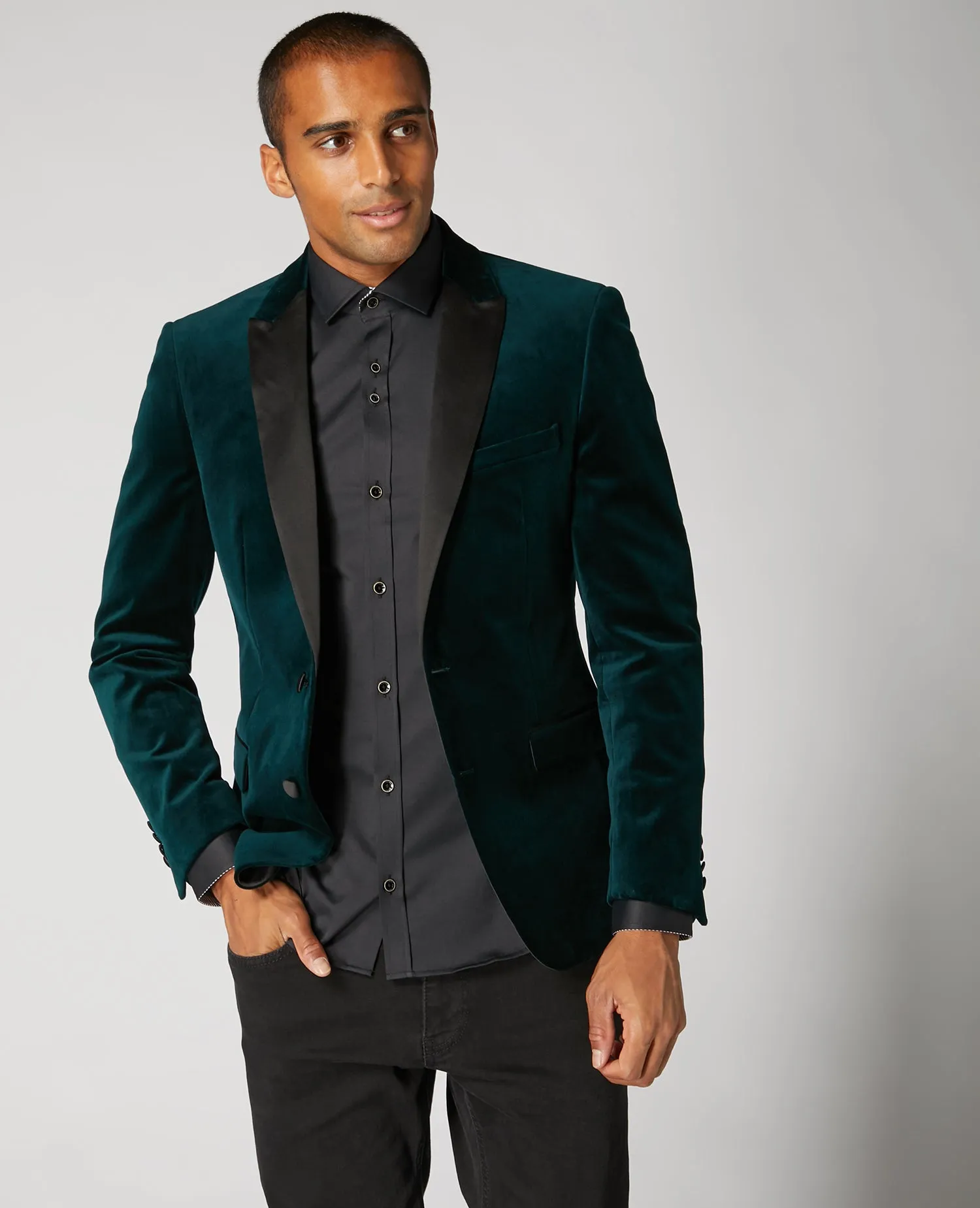 Remus Uomo Monte Green Velvet Jkt