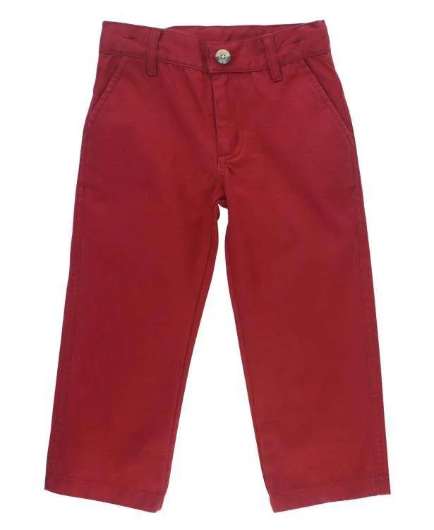 RuggedButts ~ Cranberry Straight Chino Pants