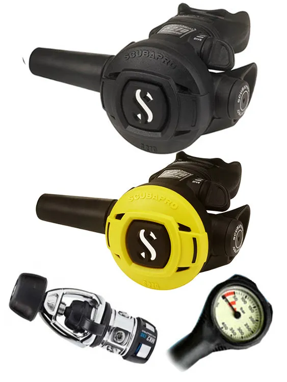 Scubapro Regulator Set: MK2 Evo (DIN or Yoke) / S270 / Octopus & Free Termo Gauge