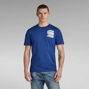 Shadow Gr Slim R Tee (Blue) - GD239013361822