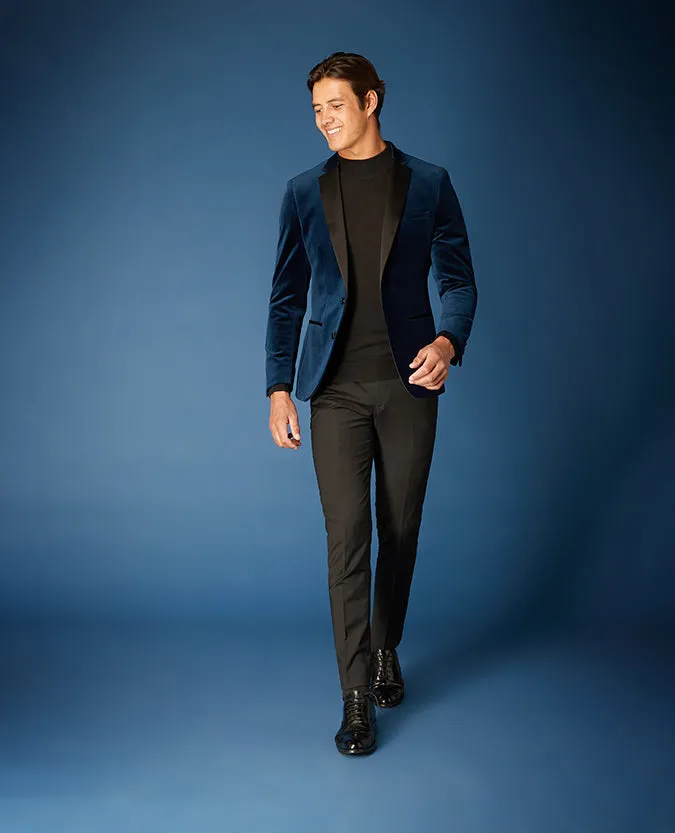 Slim Fit Velvet Jacket