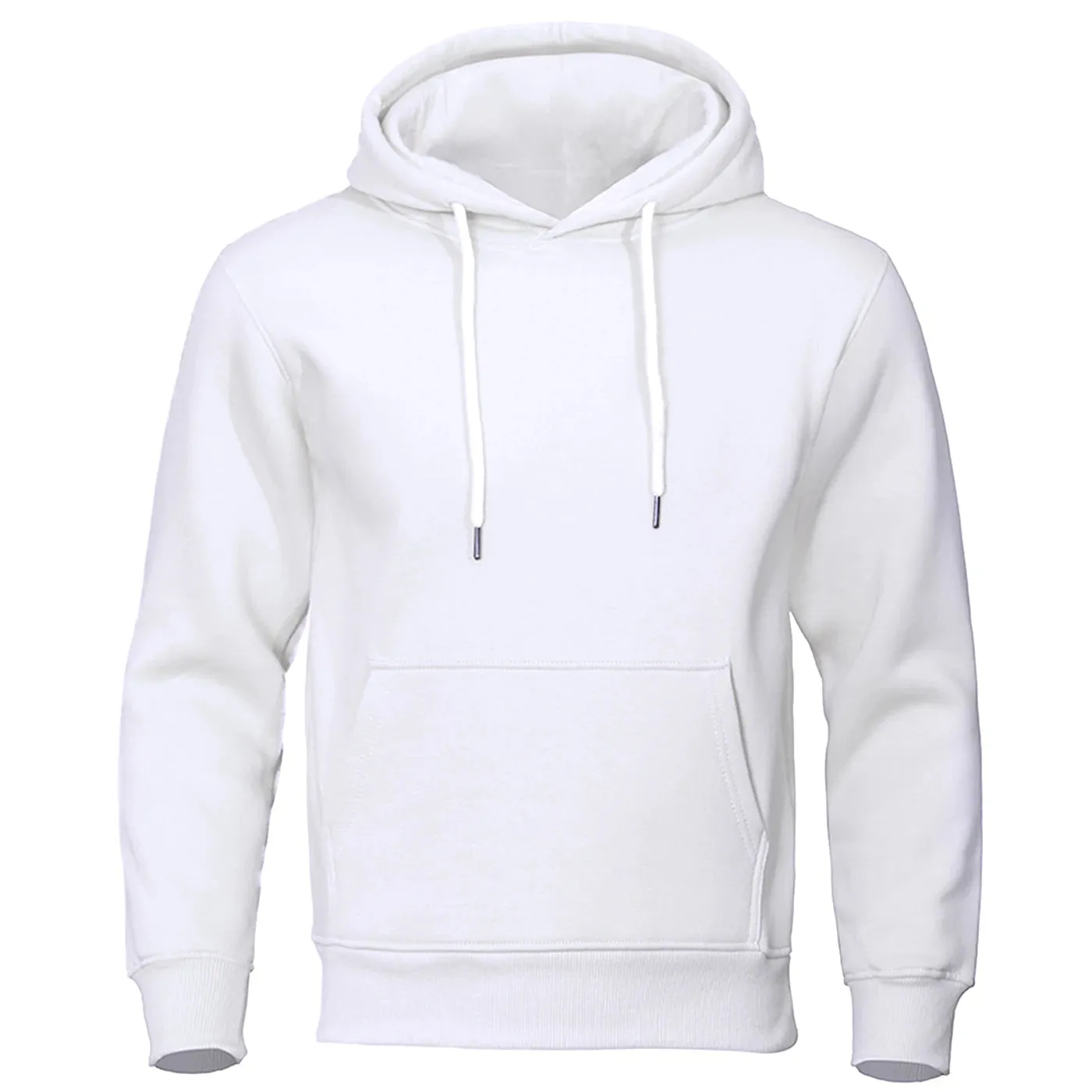 Solid Color Men Hoodies Sweatshirt