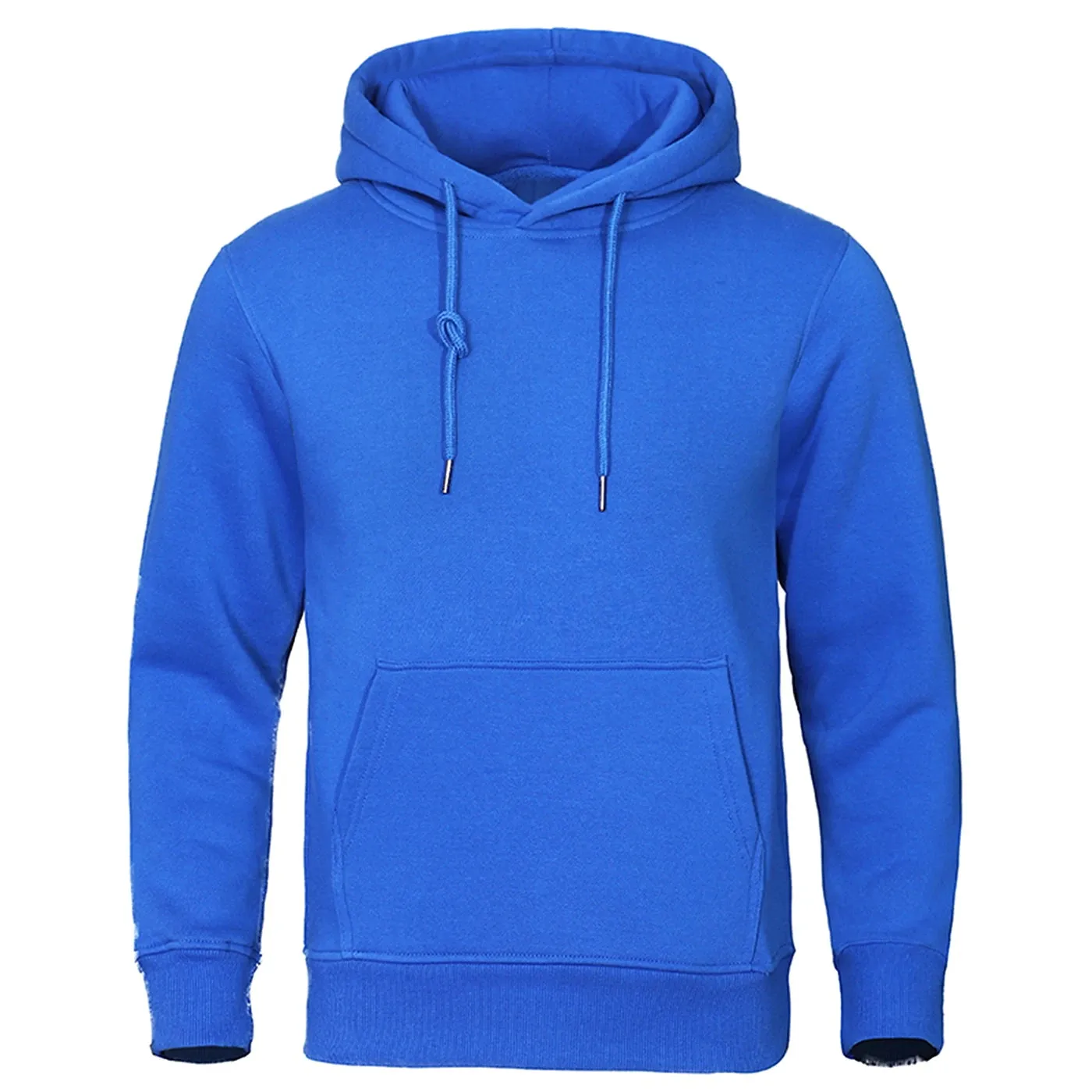 Solid Color Men Hoodies Sweatshirt