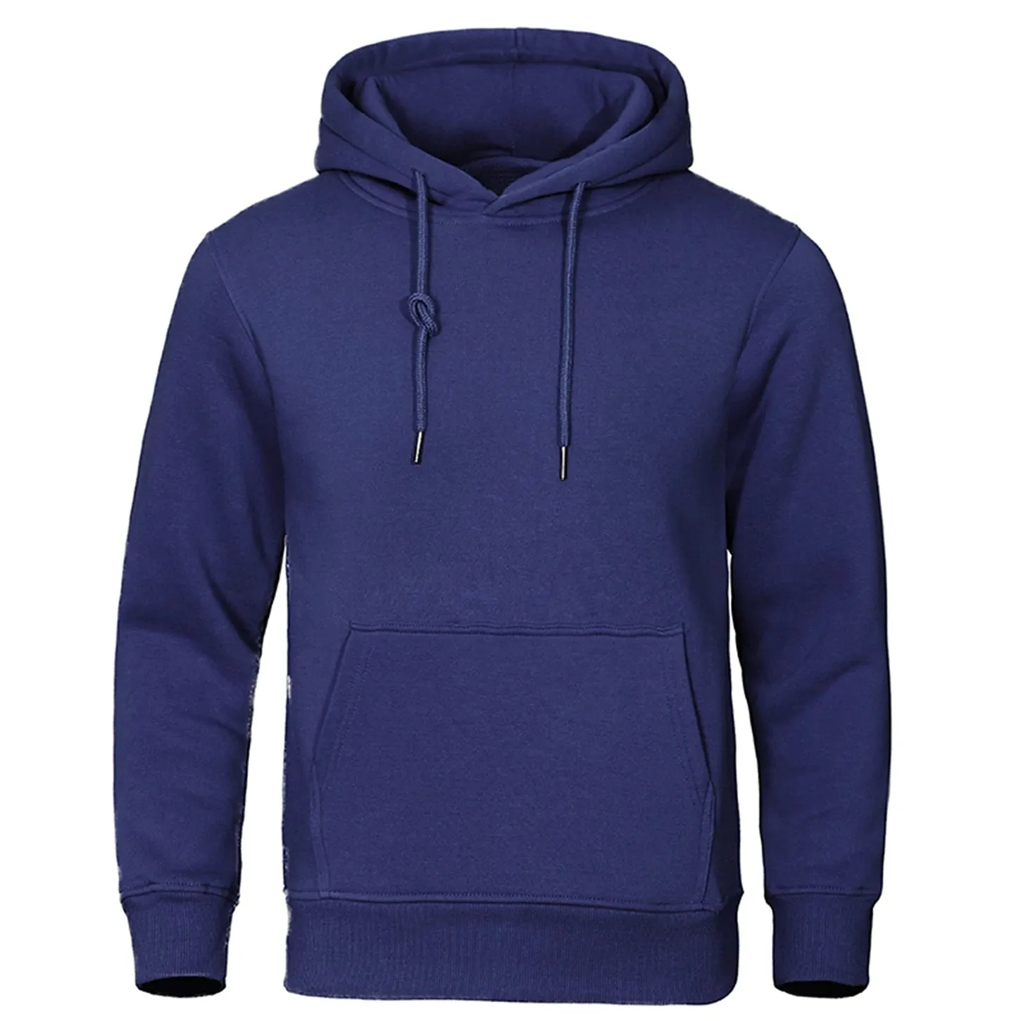 Solid Color Men Hoodies Sweatshirt