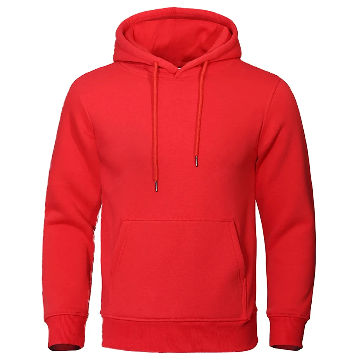 Solid Color Men Hoodies Sweatshirt