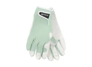 Sprout Goatskin  Garden Gloves - Sage Green