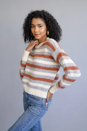 Stripped Knit Sweater