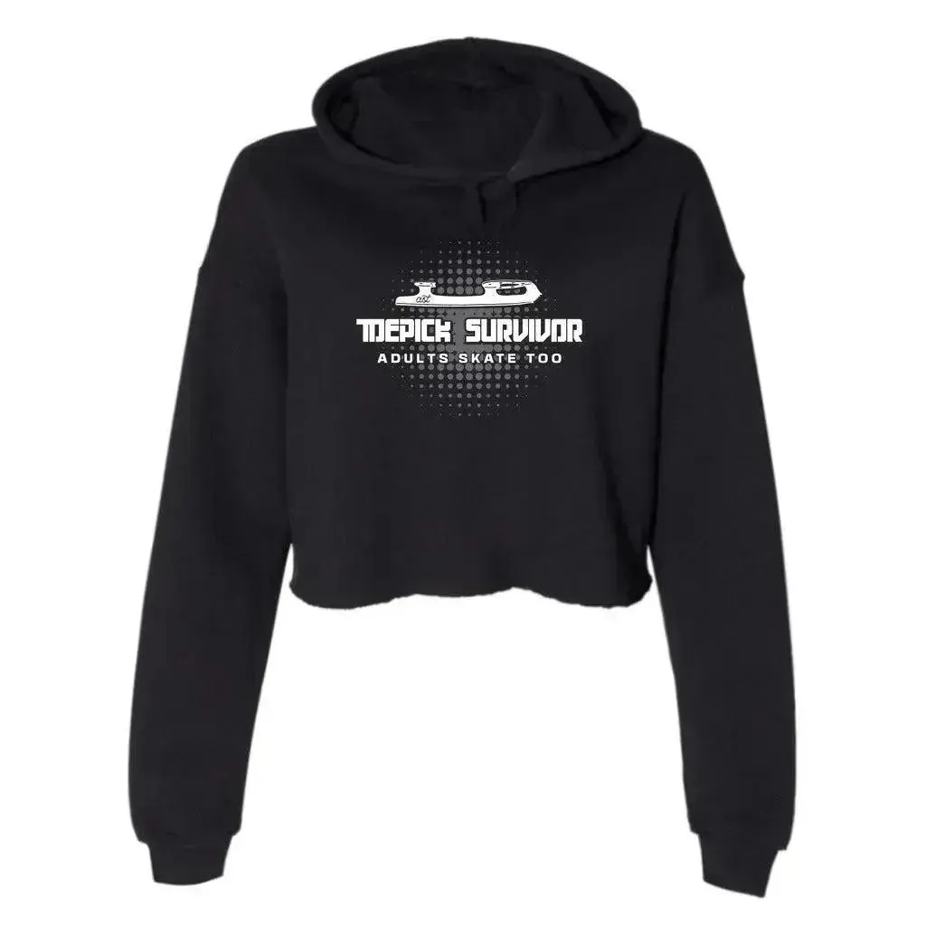 Toepick Survivor Women's Cropped Fleece Hoodie