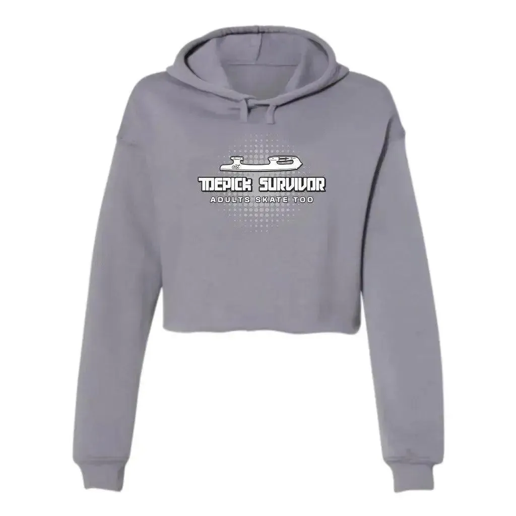 Toepick Survivor Women's Cropped Fleece Hoodie