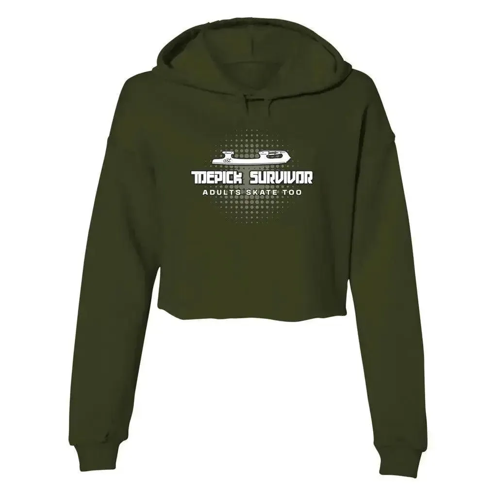 Toepick Survivor Women's Cropped Fleece Hoodie