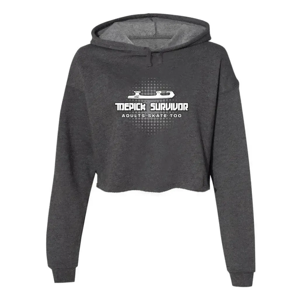 Toepick Survivor Women's Cropped Fleece Hoodie