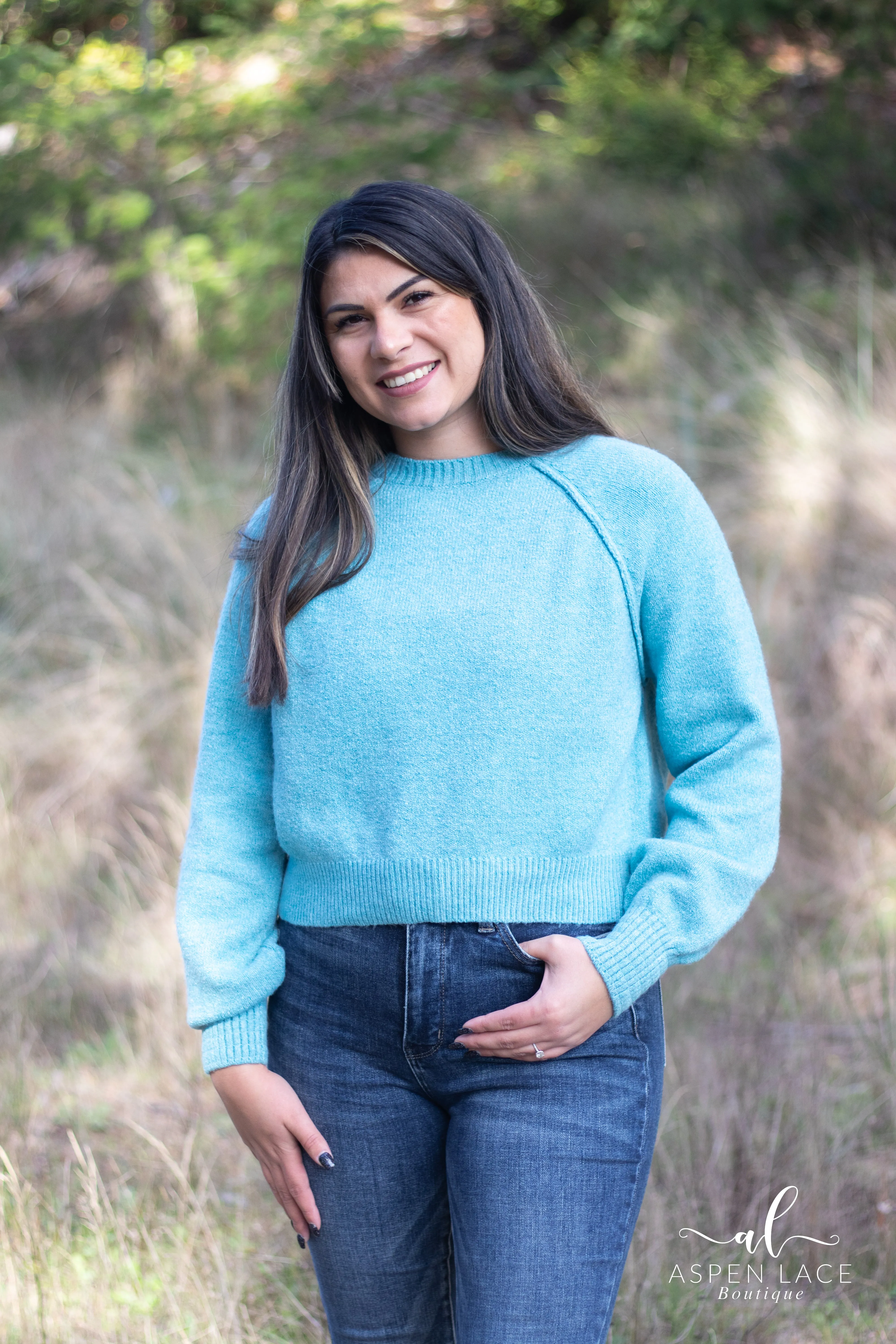 Tori Sweater (Dusty Teal)