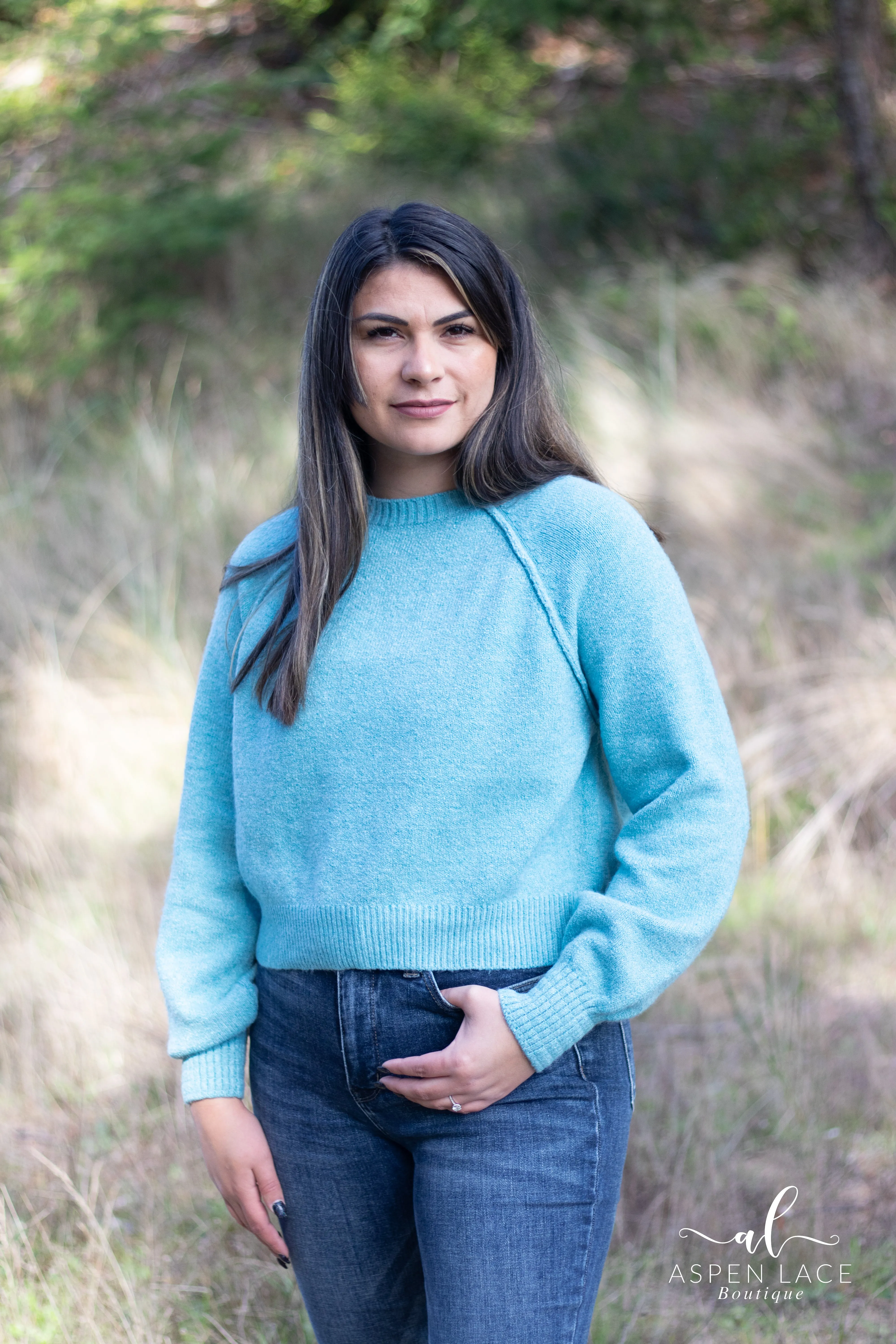 Tori Sweater (Dusty Teal)