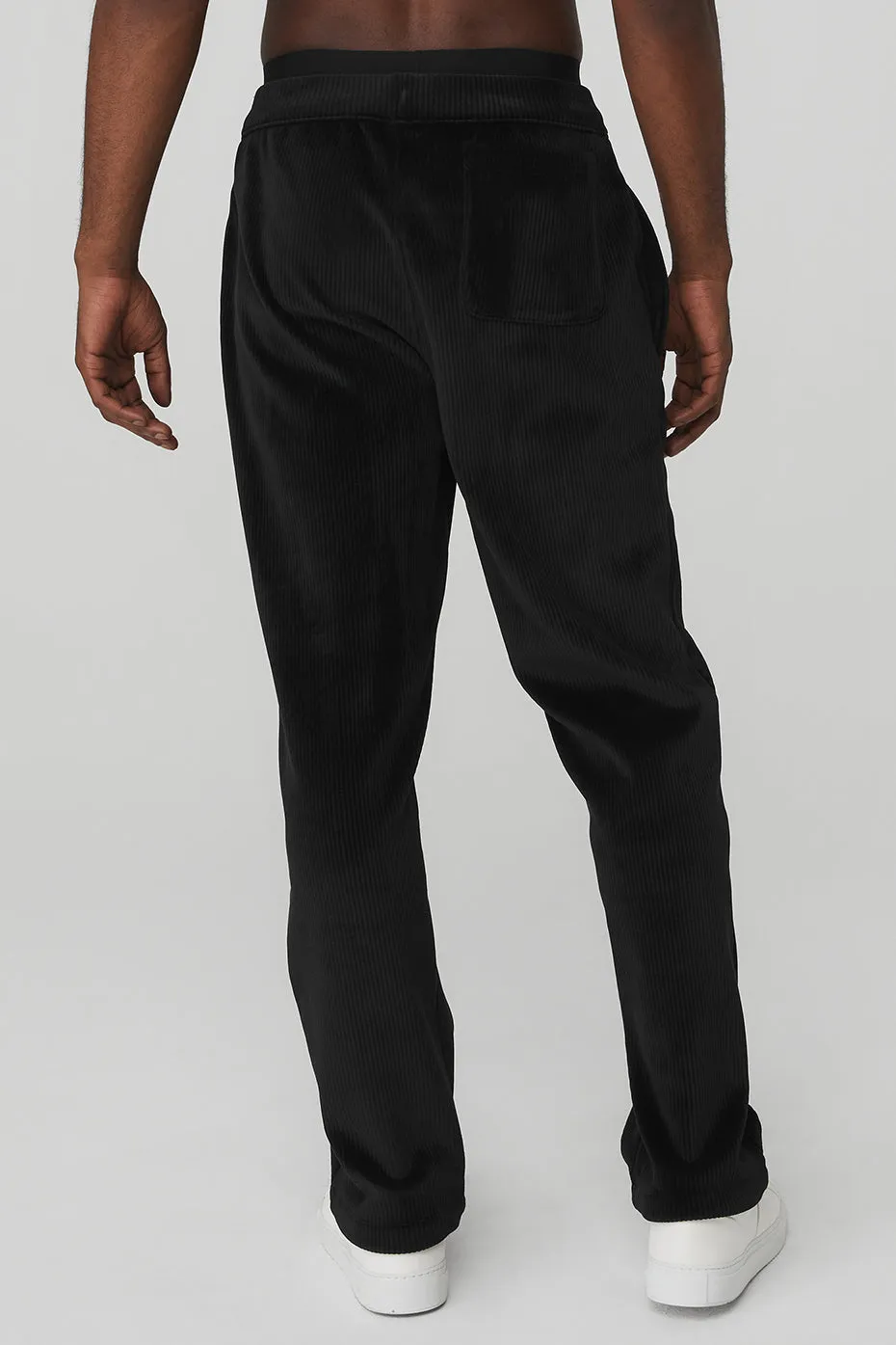 Velour Baller Pant - Black