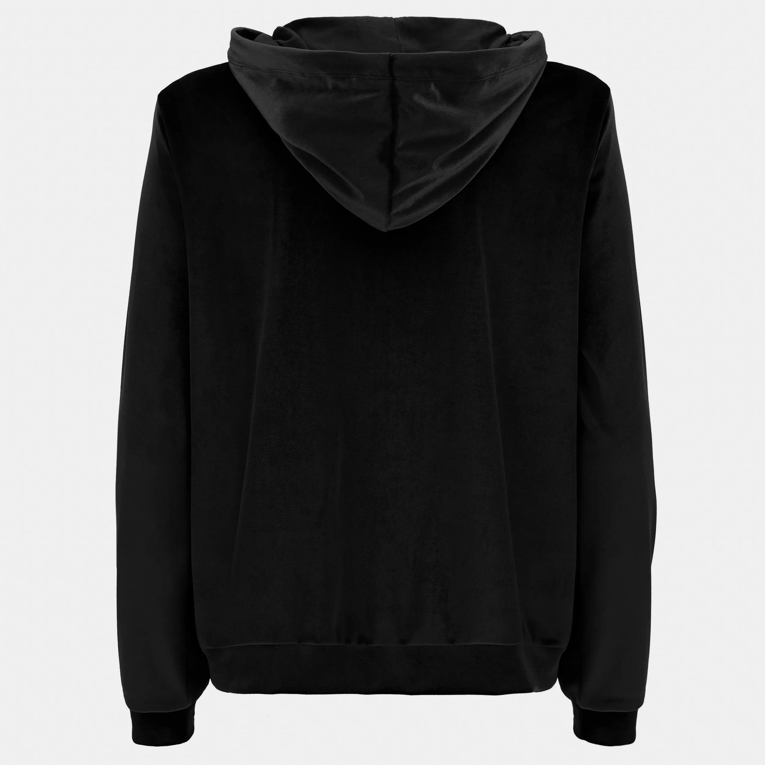 Velvet Hoodie - Black