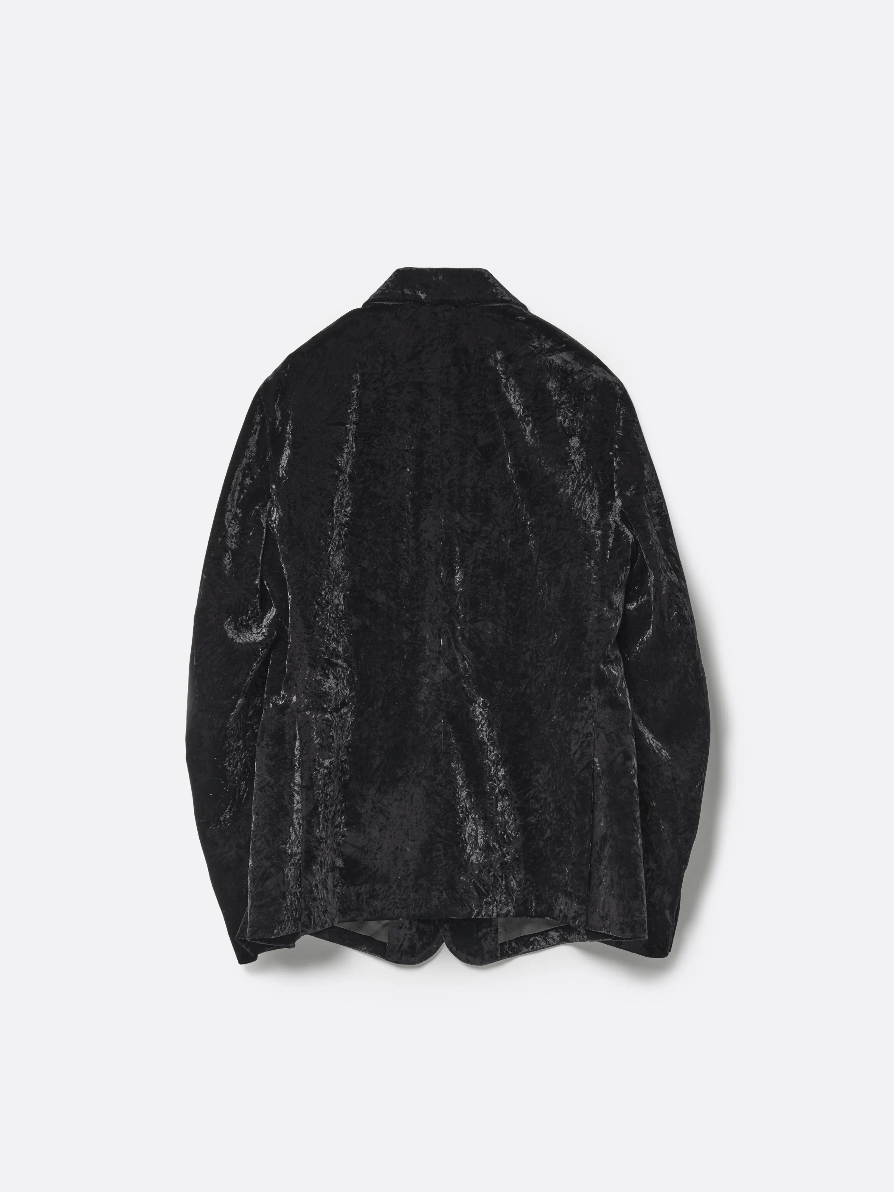 VELVET SINGLEBREASTED JACKET .12【BLACK】