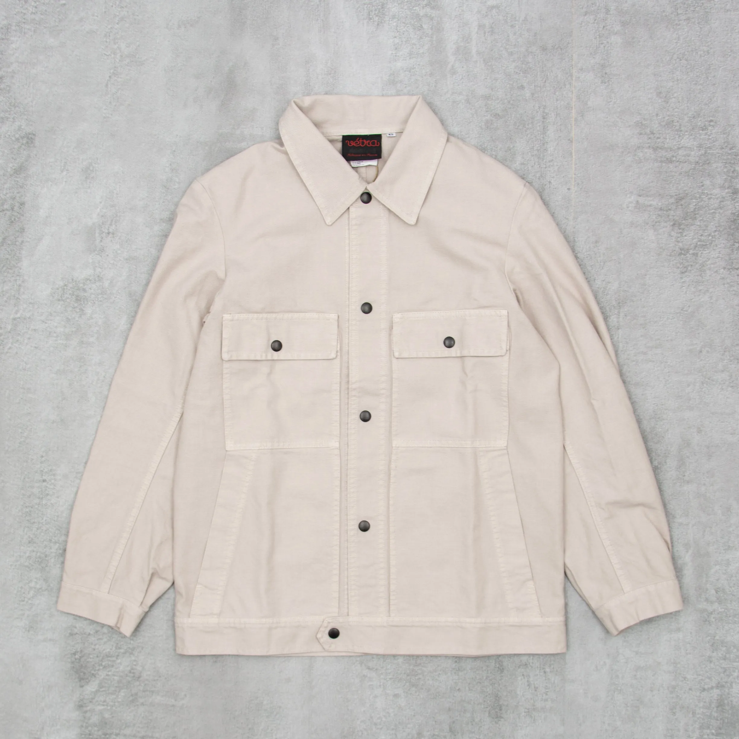 Vetra Twill Bomber Jacket Style 8030 - Pearl