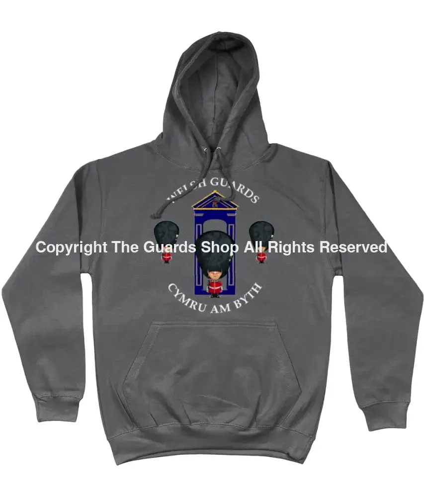 WELSH GUARDS ON SENTRY Front Printed Hoodie