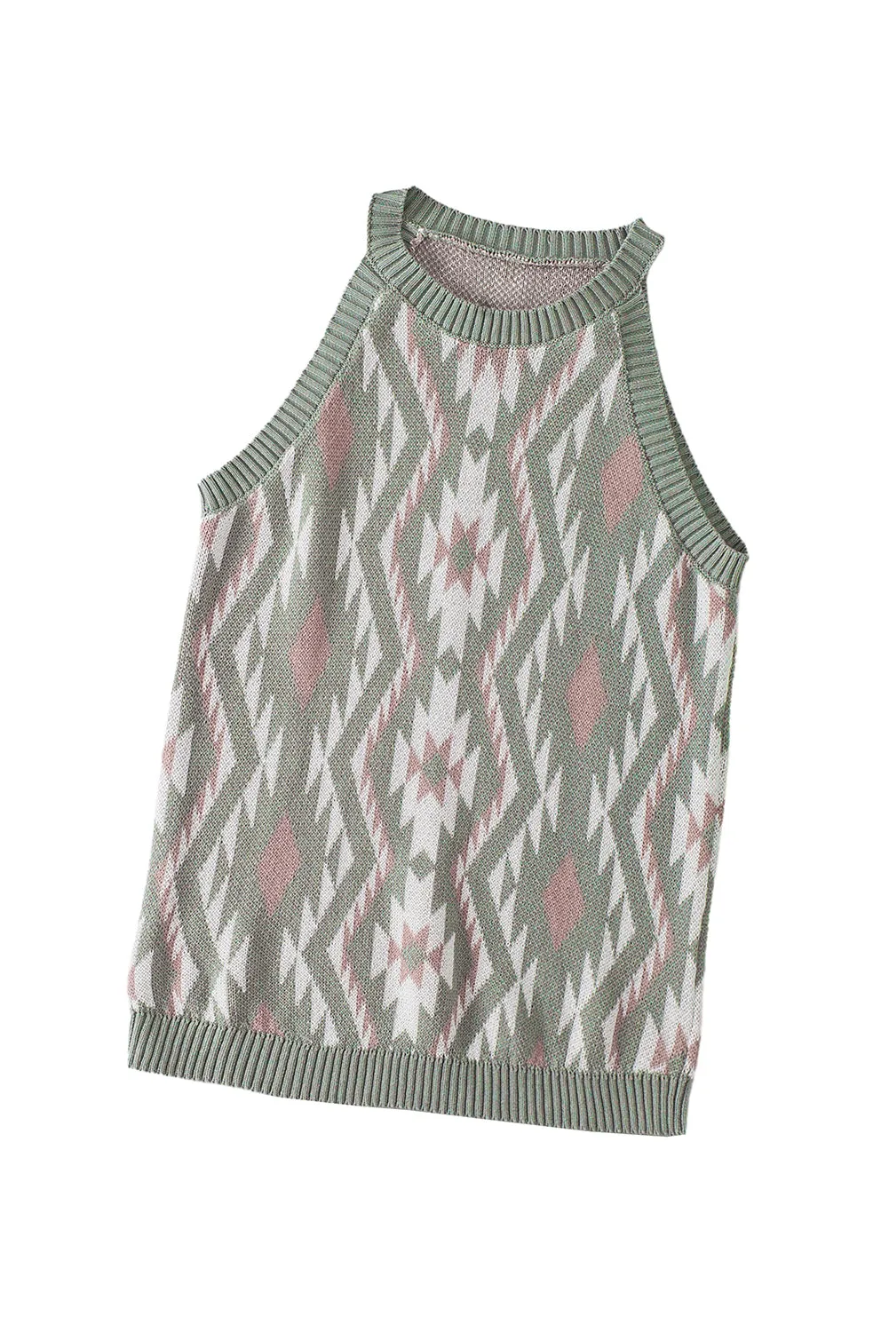 Western Tribal Pattern Knit Tank