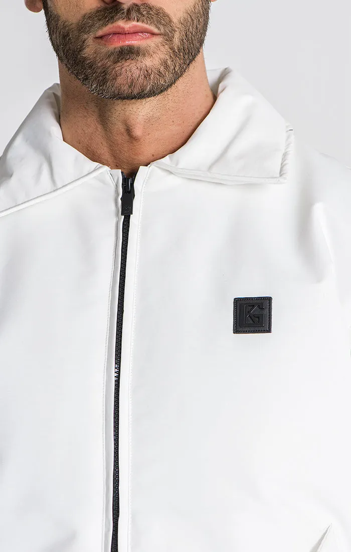 White Hollywood Bomber Jacket