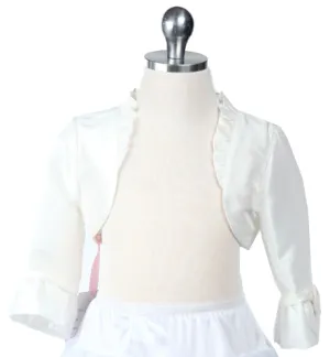 White/Off White Taffeta Jacket