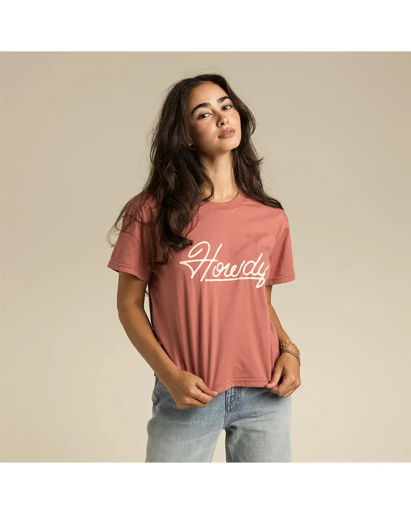 Women's Sendero Howdy Dude Crop Tee