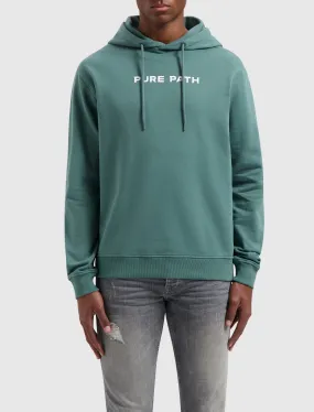 Wordmark Hoodie | Faded Green