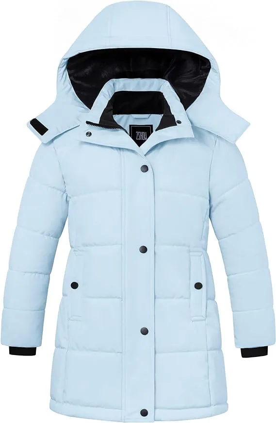 ZSHOW Girl's Winter Coats Hooded Outerwear Puffer Jacket