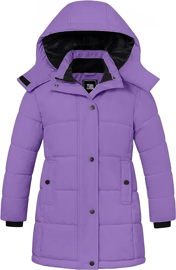 ZSHOW Girl's Winter Coats Hooded Outerwear Puffer Jacket